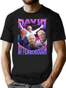 David Attenborough BBC Nature Documentary Lover Bootleg Rap Premium Heavyweight Cotton T-Shirt - Black