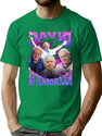David Attenborough BBC Nature Documentary Lover Bootleg Rap Premium Heavyweight Cotton T-Shirt - Green