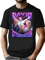 David Attenborough Bbc Nature Documentary Lover Bootleg Rap Bootleg Graphic T-Shirt - Black