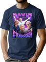 David Attenborough Bbc Nature Documentary Lover Bootleg Rap Bootleg Graphic T-Shirt - Navy