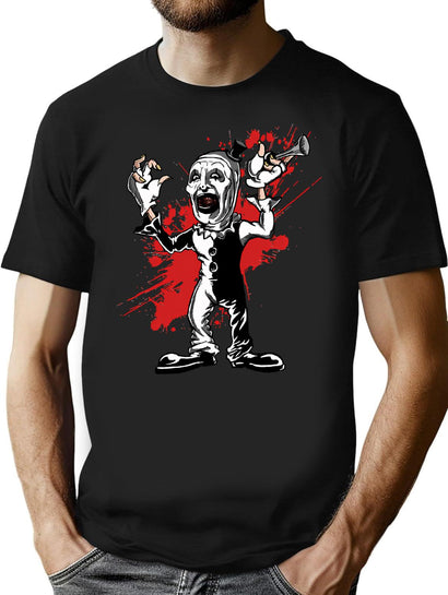 Day Gift For Art Terriefer Slasher Movie Halloween Gift Music Fans T-Shirt for Men & Women, T-Shirts Graphic Tee - Black
