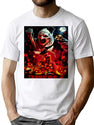Day Gift Terrifier Movie Poster Horror Cool Gifts T-Shirt for Men & Women, T-Shirts Graphic Tee - White