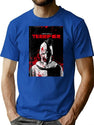Day Gifts Terrifier Art The Clown Horror Movie Poster Cool Gift T-Shirt for Men & Women, T-Shirts Graphic Tee - Blue