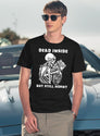 Dead Inside But Still Horny Funny Vintage Skeleton Valentine T-Shirt for Men & Women, T-Shirts Graphic Tee - Navy