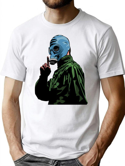 Dead Man'S Shoes Comic Style Illustration T-Shirt for Men & Women, T-Shirts Graphic Tee - Black
