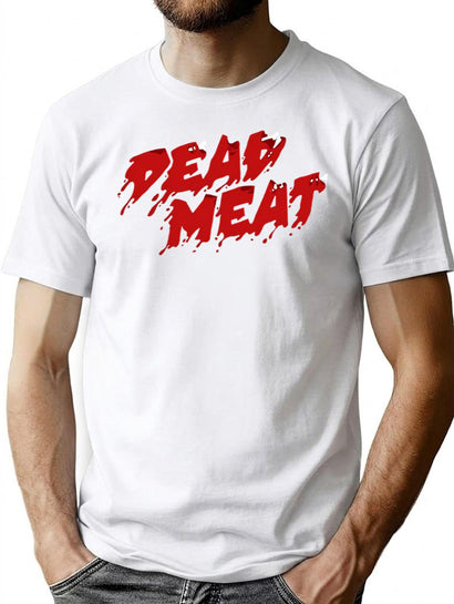 Dead Meat Youtube Logo Transparent T-Shirt for Men & Women, T-Shirts Graphic Tee - Black