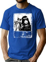 Death Wish - Zombie Makeout Club - Zombie Lowkey Design T-Shirt for Men & Women, T-Shirts Graphic Tee - Blue