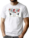 Deck The Halls And Not Your Family Premium Heavyweight Cotton T-Shirt - White