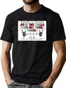 Deck The Halls And Not Your Family Black T-Shirt - Green