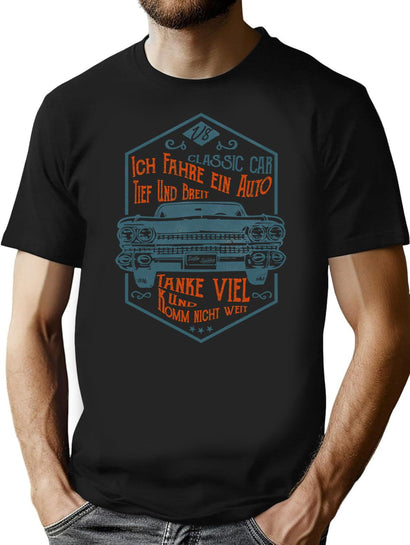 Deep And Wide T-Shirt for Men & Women, T-Shirts Graphic Tee - Black