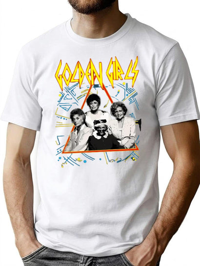 Def Leppard Golden Girls T-Shirt for Men & Women, T-Shirts Graphic Tee - Black