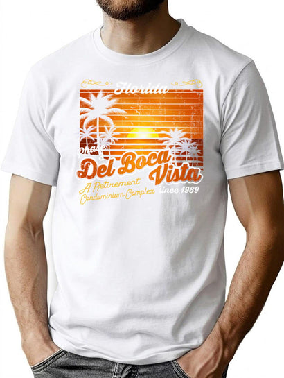 Del Boca Vista Retirement Community T-Shirt for Men & Women, T-Shirts Graphic Tee - Black