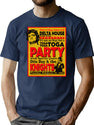 Delta House Flyer From Animal House Lts T-Shirt for Men & Women, T-Shirts Graphic Tee - Navy