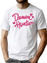 Demon Hunter Pink T-Shirt for Men & Women, T-Shirts Graphic Tee - White