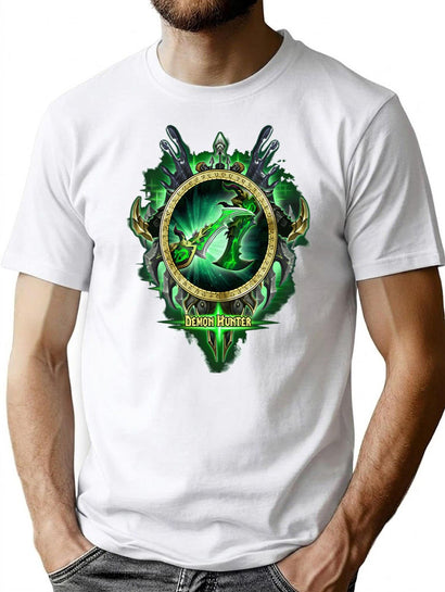 Demon Hunter T-Shirt for Men & Women, T-Shirts Graphic Tee - Black