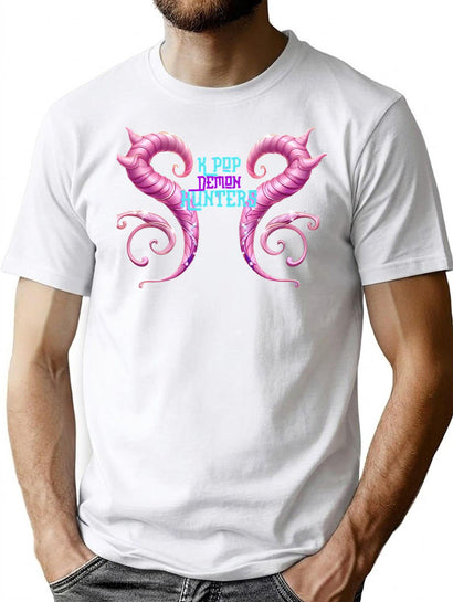 Demon Hunters T-Shirt for Men & Women, T-Shirts Graphic Tee - Black