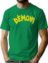 Demoni - Demons T-Shirt for Men & Women, T-Shirts Graphic Tee - Green