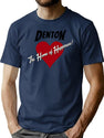 Denton - The Home Of Happiness T-Shirt for Men & Women, T-Shirts Graphic Tee - Navy