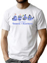 Derpy Tiger T-Shirt for Men & Women, T-Shirts Graphic Tee - White