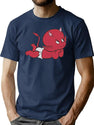 Devil Baby T-Shirt for Men & Women, T-Shirts Graphic Tee - Navy