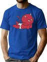 Devil Baby T-Shirt for Men & Women, T-Shirts Graphic Tee - Blue