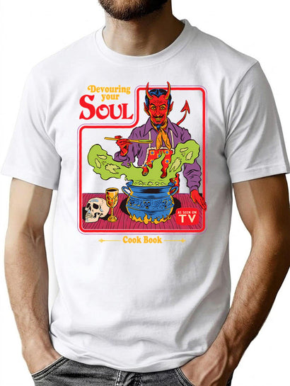Devouring Your Soul T-Shirt for Men & Women, T-Shirts Graphic Tee - Black