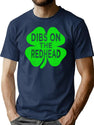 Dibs On The Redhead St Patricks Day 2021 T-Shirt for Men & Women, T-Shirts Graphic Tee - Navy