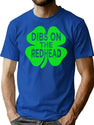 Dibs On The Redhead St Patricks Day 2021 T-Shirt for Men & Women, T-Shirts Graphic Tee - Blue