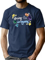 Dicing The Dungeons. Bootleg Graphic T-Shirt - Navy