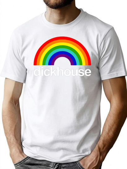 Dickhouse Deckhouse Johnny Knoxville T-Shirt for Men & Women, T-Shirts Graphic Tee - Black