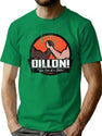 Dillon You Sob Distressed T-Shirt T-Shirt for Men & Women, T-Shirts Graphic Tee - Green