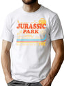 Dinosaur Park Run Or Die 1993 Worn T-Shirt for Men & Women, T-Shirts Graphic Tee - White