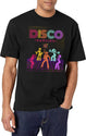 Disco Dancing T-Shirt for Men & Women, T-Shirts Graphic Tee - White