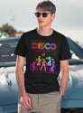 Disco Dancing T-Shirt for Men & Women, T-Shirts Graphic Tee - Navy