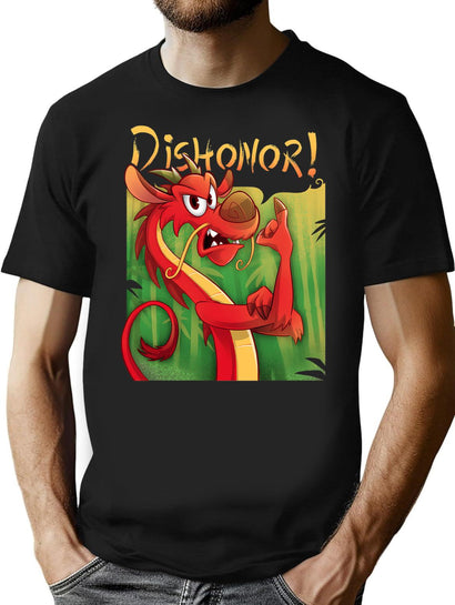 Dishonor T-Shirt for Men & Women, T-Shirts Graphic Tee - Black