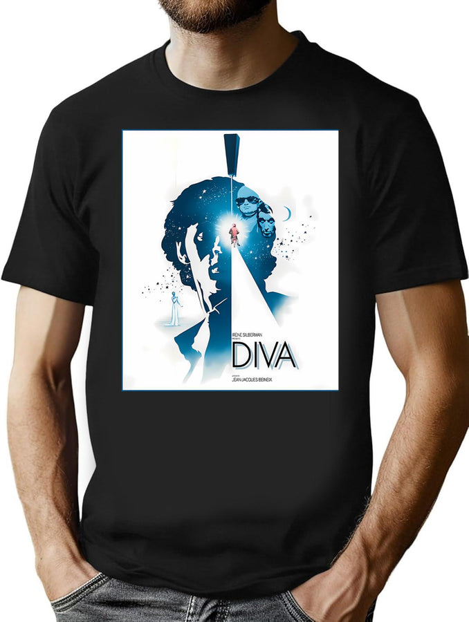 Diva Theatrical Bootleg Graphic T-Shirt - Black