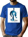 Diva Theatrical Bootleg Graphic T-Shirt - Blue
