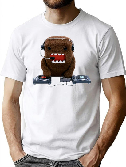 Dj Domo-Kun (1) Premium Heavyweight Cotton T-Shirt - Black