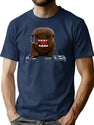 Dj Domo-Kun (1) Premium Heavyweight Cotton T-Shirt - Navy