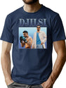 Djilsli - Bootleg Vintage 90S Bootleg Graphic T-Shirt - Navy