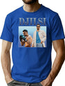 Djilsli - Bootleg Vintage 90S Bootleg Graphic T-Shirt - Blue