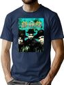 Dmc Run Vintage Bootleg Rap Urban Style Bootleg Graphic T-Shirt - Navy