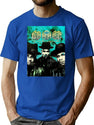 Dmc Run Vintage Bootleg Rap Urban Style Bootleg Graphic T-Shirt - Blue