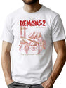 Dmons 2 Drio Rgnto Itlin Horror T-Shirt for Men & Women, T-Shirts Graphic Tee - White