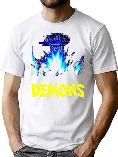 Dmons T-Shirt Essentiel T-Shirt for Men & Women, T-Shirts Graphic Tee - Black