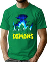 Dmons T-Shirt Essentiel T-Shirt for Men & Women, T-Shirts Graphic Tee - Green