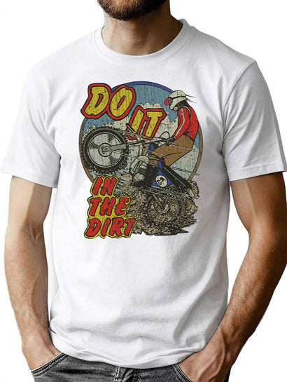 Do It in The Dirt 1976 Premium Heavyweight Cotton T-Shirt - Black