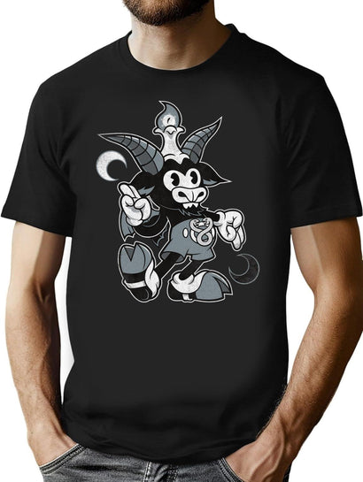 Do Walt Thou Wilt - Baphomet - Creepy Cute Occult T-Shirt for Men & Women, T-Shirts Graphic Tee - Black