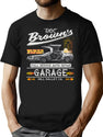 Doc Brown'S Auto Repair Garage Delorean Car ( Ucs Llc And Amblin) T-Shirt for Men & Women, T-Shirts Graphic Tee - Black