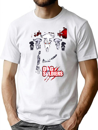 Dog Soldiers- Beware Wolves T-Shirt for Men & Women, T-Shirts Graphic Tee - Black